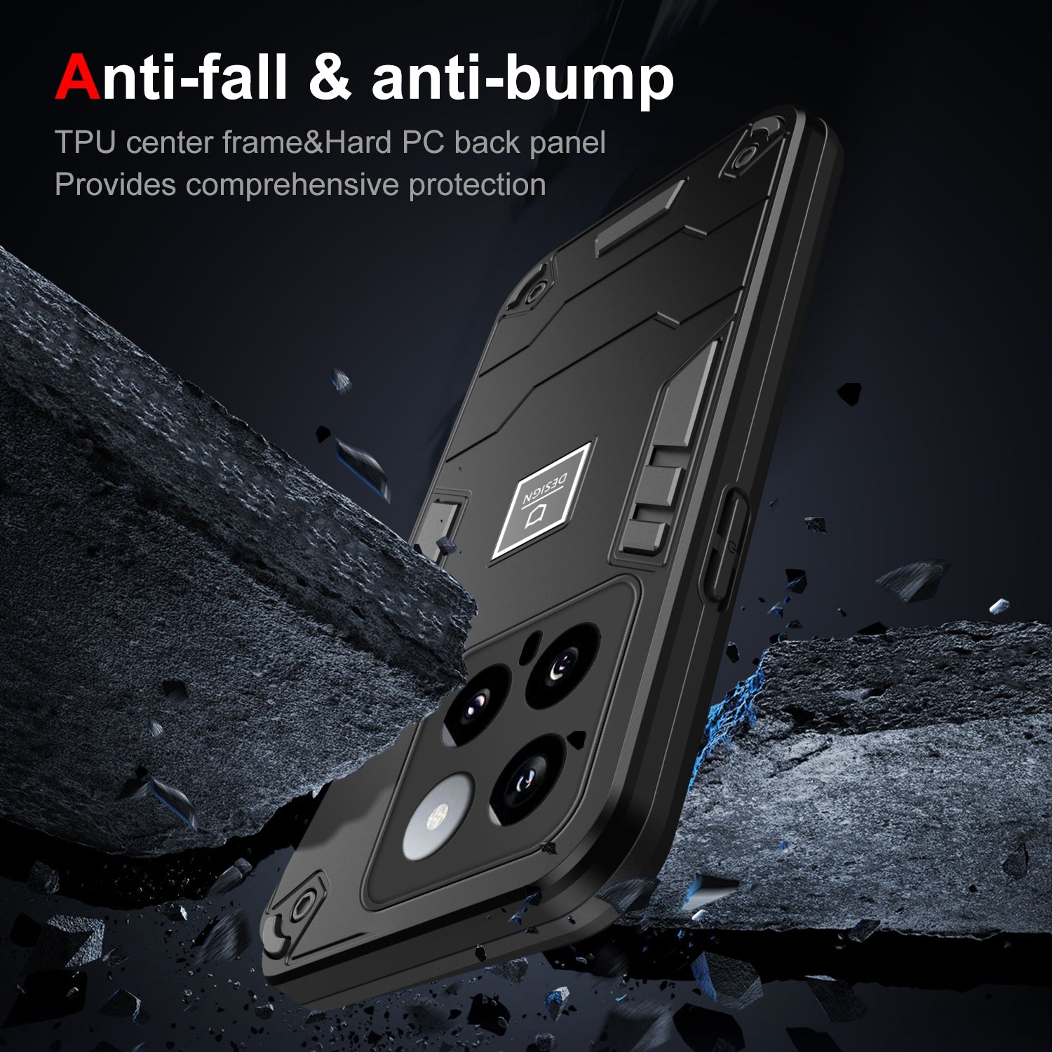 Xiaomi 14 Shockproof Case - Durable TPU+PC Material, Lightweight, Anti-Fall and Anti-Bump Design, Fashionable Phone Protection-buycases.co.uk