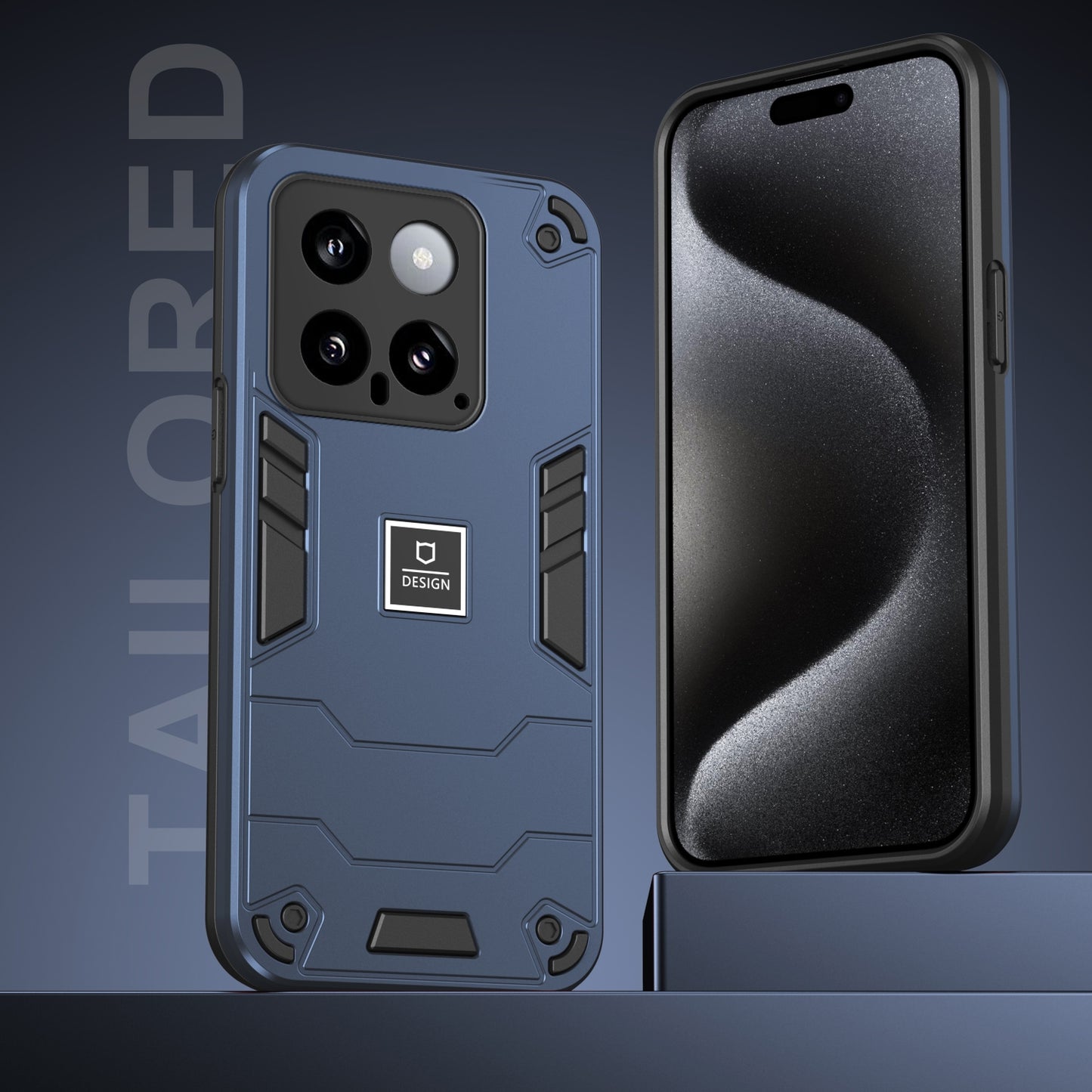 Xiaomi 14 Shockproof Case - Durable TPU+PC Material, Lightweight, Anti-Fall and Anti-Bump Design, Fashionable Phone Protection-buycases.co.uk