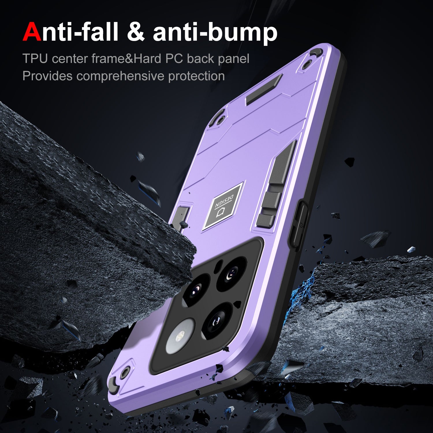 Xiaomi 14 Shockproof Case - Durable TPU+PC Material, Lightweight, Anti-Fall and Anti-Bump Design, Fashionable Phone Protection-buycases.co.uk