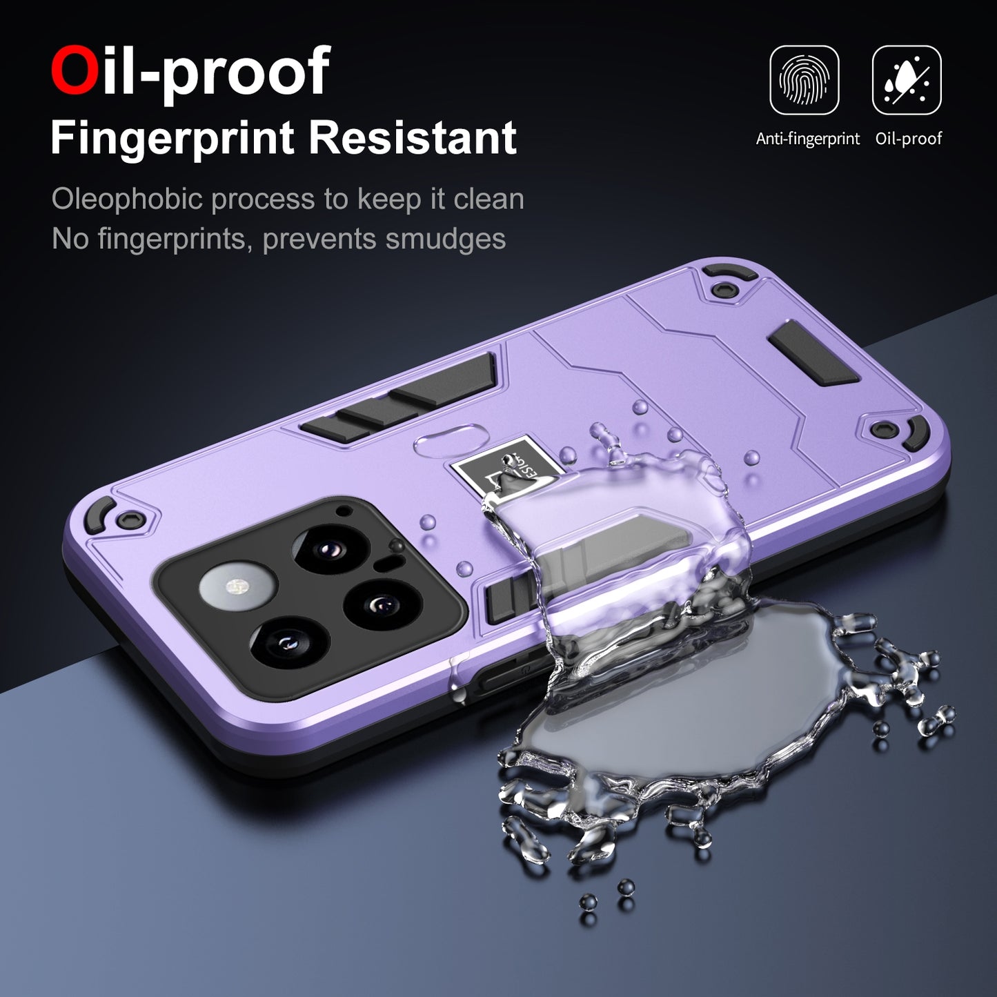 Xiaomi 14 Shockproof Case - Durable TPU+PC Material, Lightweight, Anti-Fall and Anti-Bump Design, Fashionable Phone Protection-buycases.co.uk