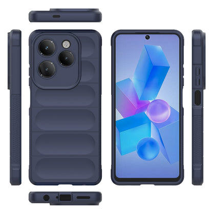 Infinix Hot 40 Pro Magic Shield Phone Case – Durable TPU + Flannel, Stylish Protection, Brightly Coloured, Wear-Resistant-buycases.co.uk