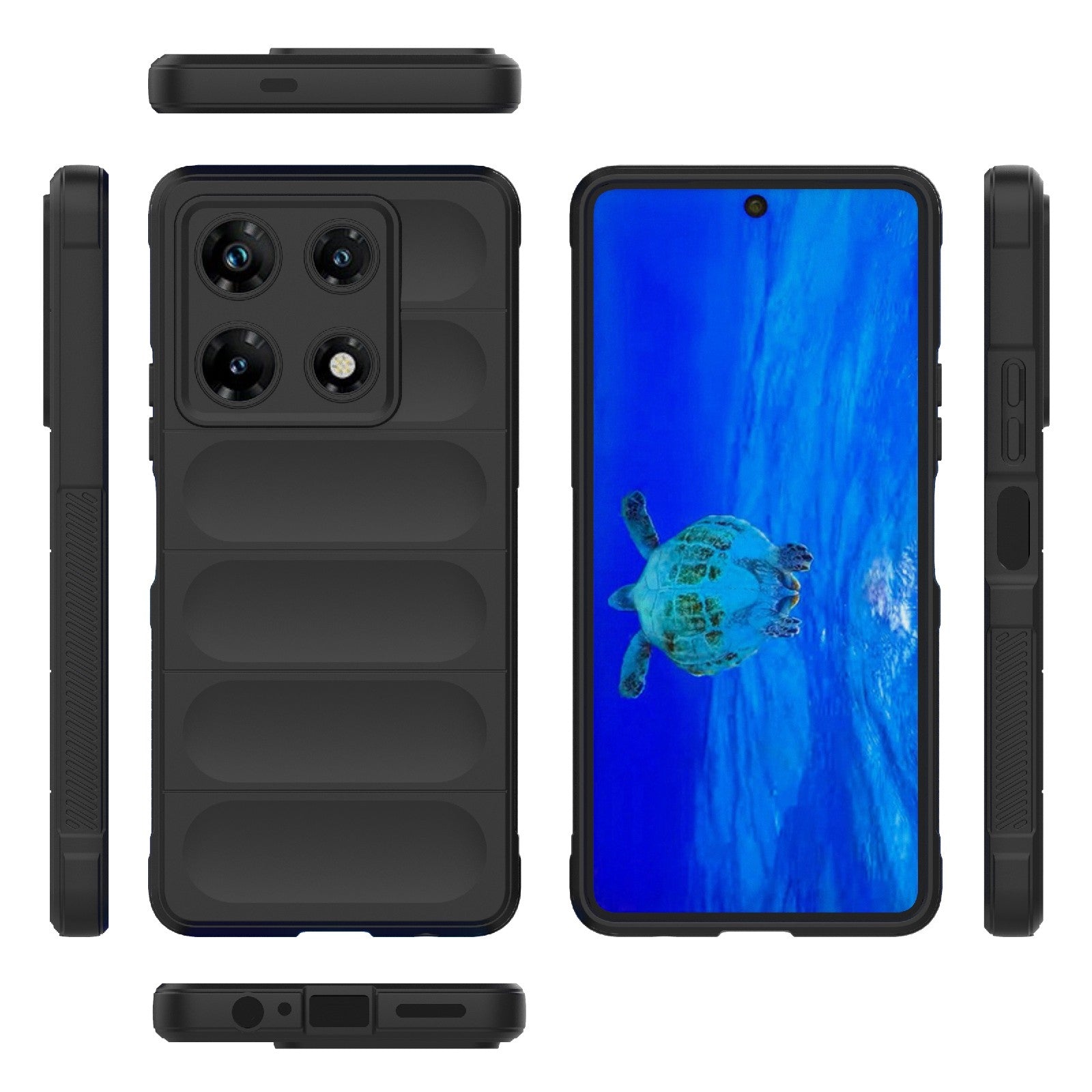 Infinix Note 30 Pro X6788 Magic Shield Phone Case – Durable TPU + Flannel, Stylish Protection, Brightly Coloured, Wear-Resistant-buycases.co.uk