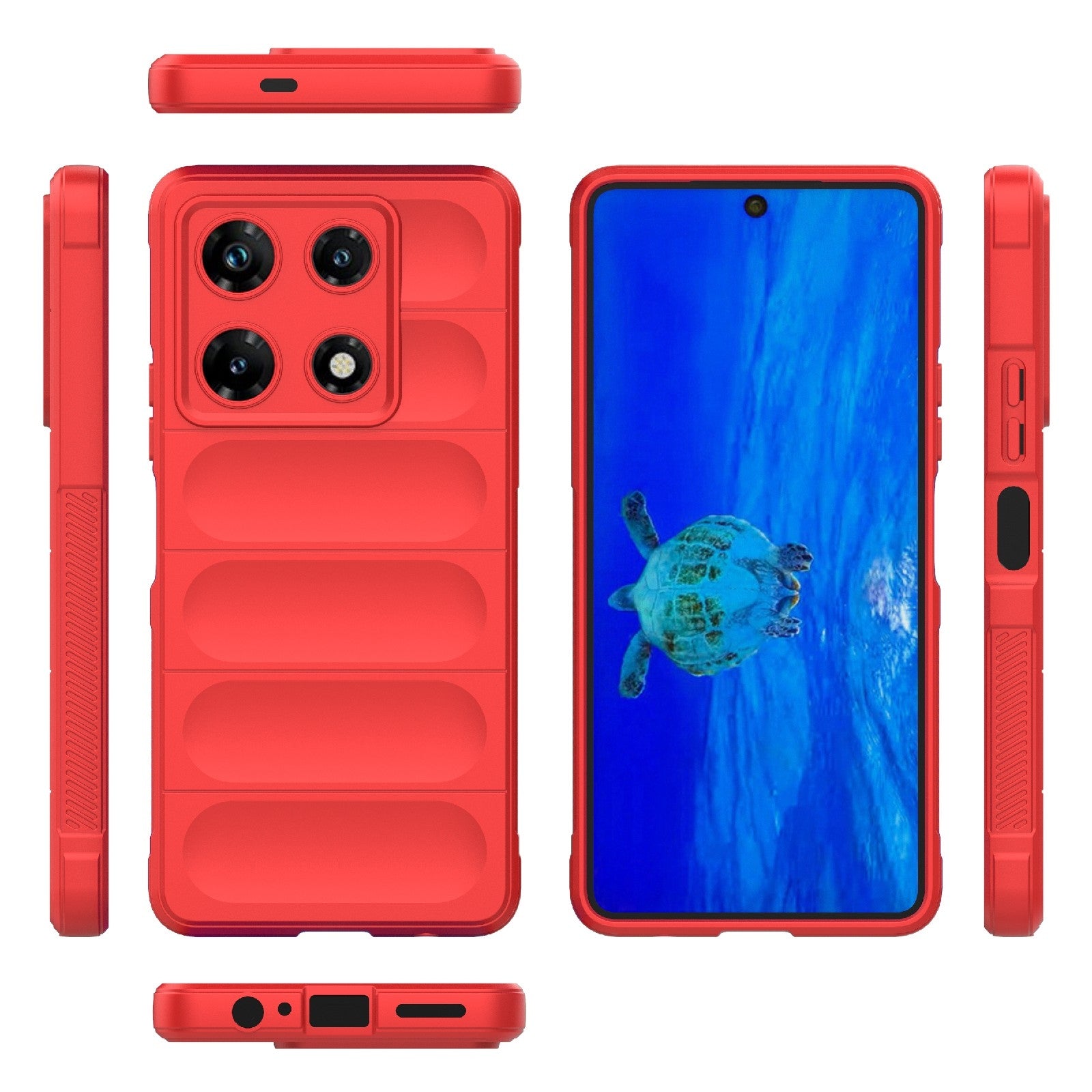 Infinix Note 30 Pro X6788 Magic Shield Phone Case – Durable TPU + Flannel, Stylish Protection, Brightly Coloured, Wear-Resistant-buycases.co.uk