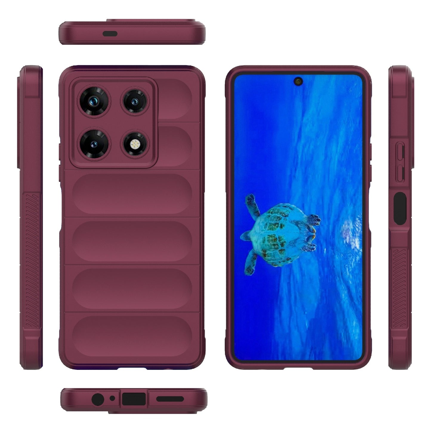 Infinix Note 30 Pro X6788 Magic Shield Phone Case – Durable TPU + Flannel, Stylish Protection, Brightly Coloured, Wear-Resistant-buycases.co.uk