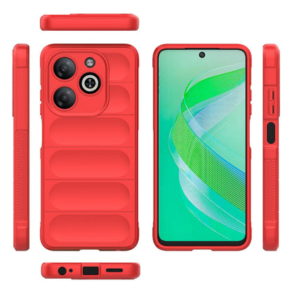 Infinix Smart 8 Magic Shield Phone Case – Durable TPU + Flannel, Stylish Protection, Brightly Coloured, Wear-Resistant-buycases.co.uk