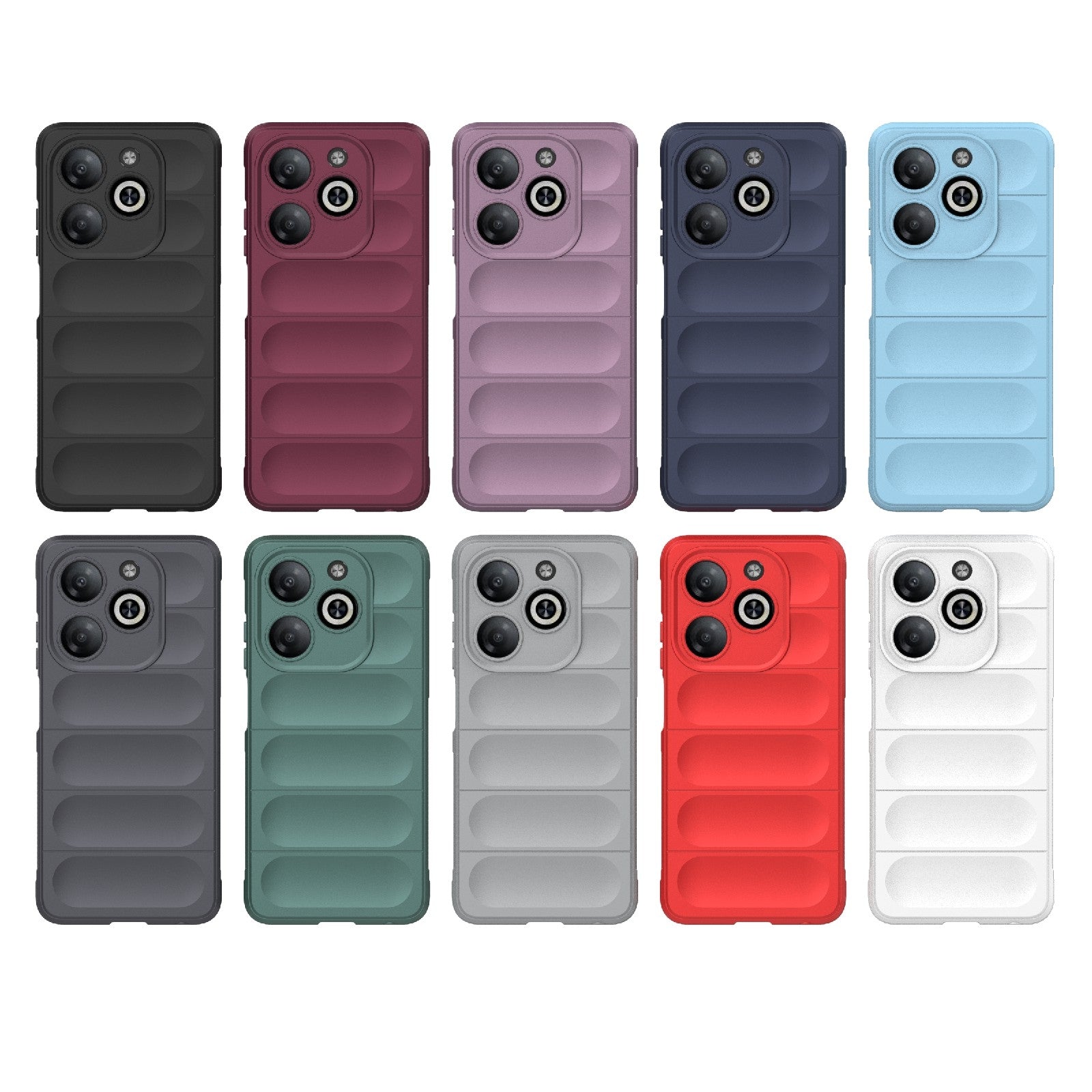 Infinix Smart 8 Magic Shield Phone Case – Durable TPU + Flannel, Stylish Protection, Brightly Coloured, Wear-Resistant-buycases.co.uk
