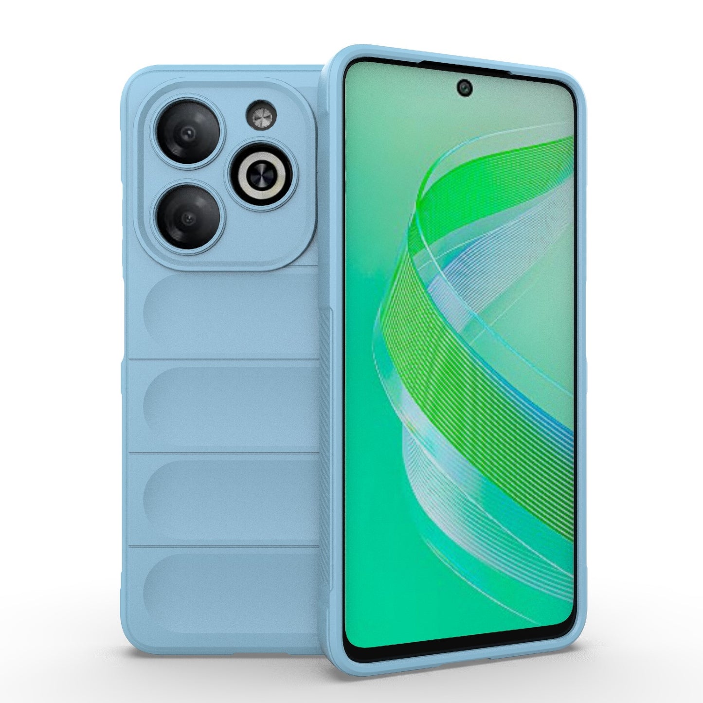 Infinix Smart 8 Magic Shield Phone Case – Durable TPU + Flannel, Stylish Protection, Brightly Coloured, Wear-Resistant-buycases.co.uk