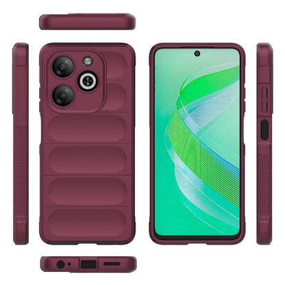 Infinix Smart 8 Magic Shield Phone Case – Durable TPU + Flannel, Stylish Protection, Brightly Coloured, Wear-Resistant-buycases.co.uk