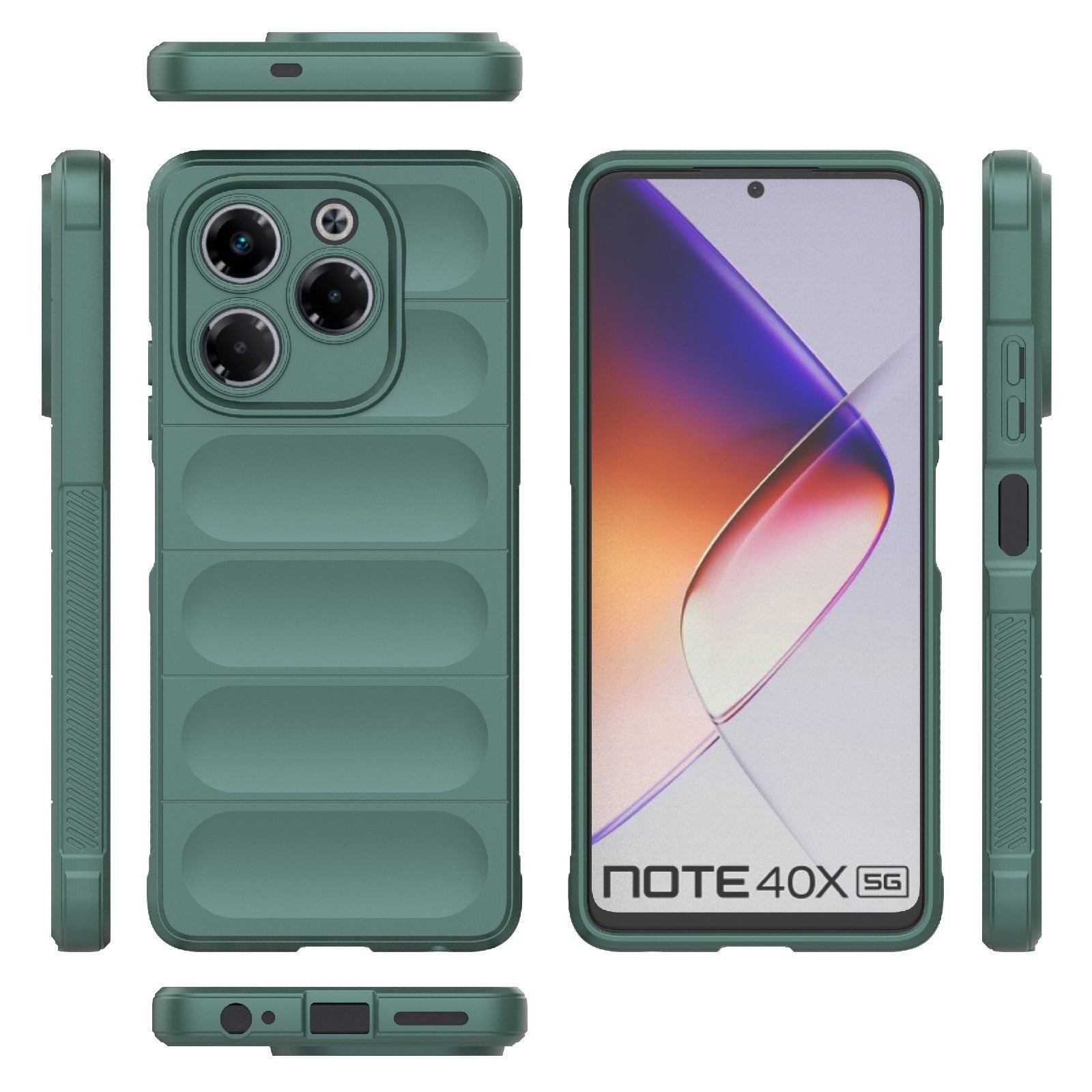 Infinix Note 40X 5G Global Magic Shield Phone Case – Durable TPU + Flannel, Stylish Protection, Brightly Coloured, Wear-Resistant-buycases.co.uk