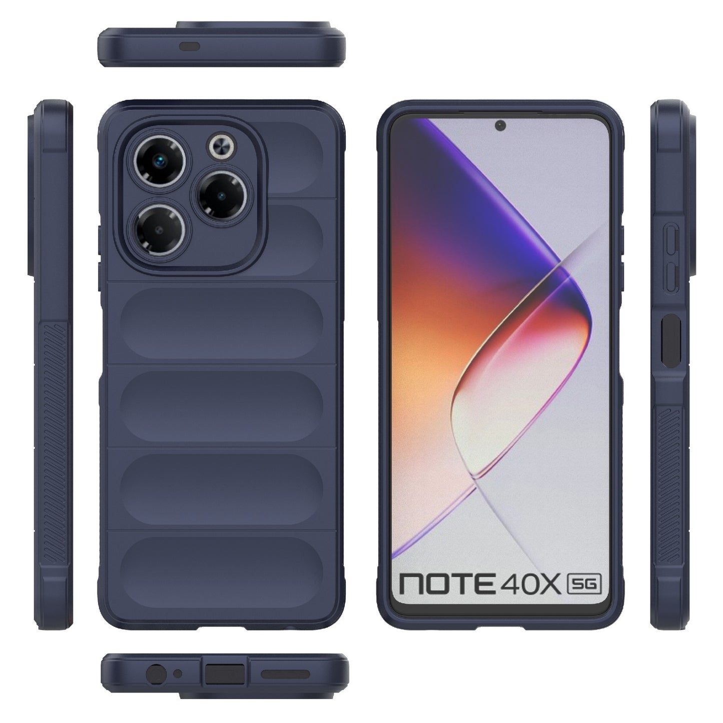 Infinix Note 40X 5G Global Magic Shield Phone Case – Durable TPU + Flannel, Stylish Protection, Brightly Coloured, Wear-Resistant-buycases.co.uk