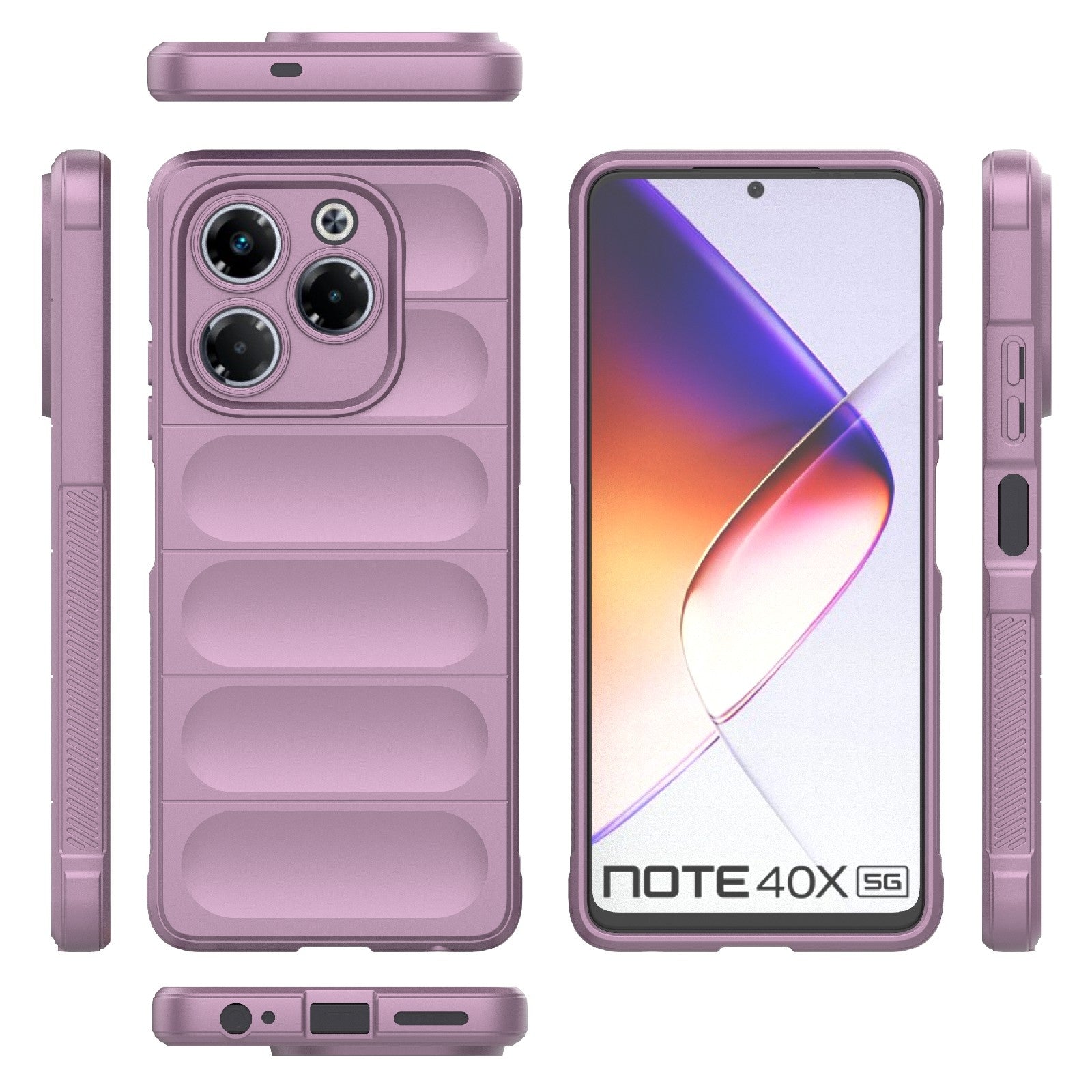 Infinix Note 40X 5G Global Magic Shield Phone Case – Durable TPU + Flannel, Stylish Protection, Brightly Coloured, Wear-Resistant-buycases.co.uk