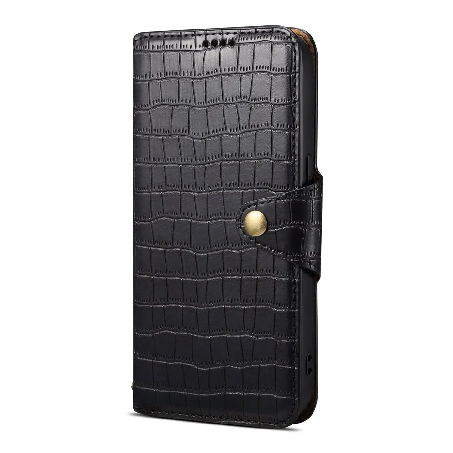 Honor 100 Pro Denior Leather Case - Crocodile Texture with Oil Edge, Wallet & Kickstand Features-buycases.co.uk