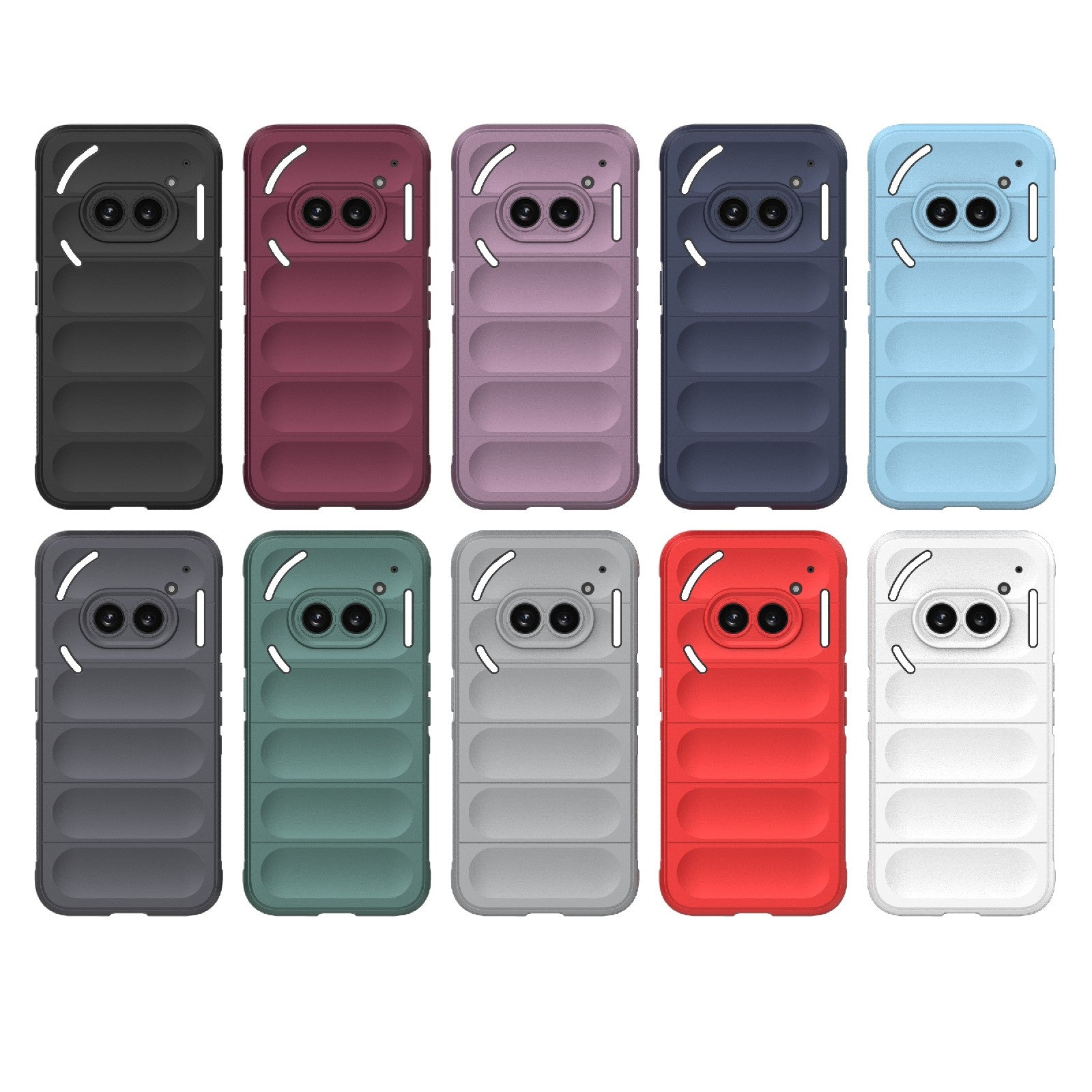 Nothing Phone 2A Magic Shield Phone Case – Durable TPU + Flannel, Stylish Protection, Brightly Coloured, Wear-Resistant-buycases.co.uk