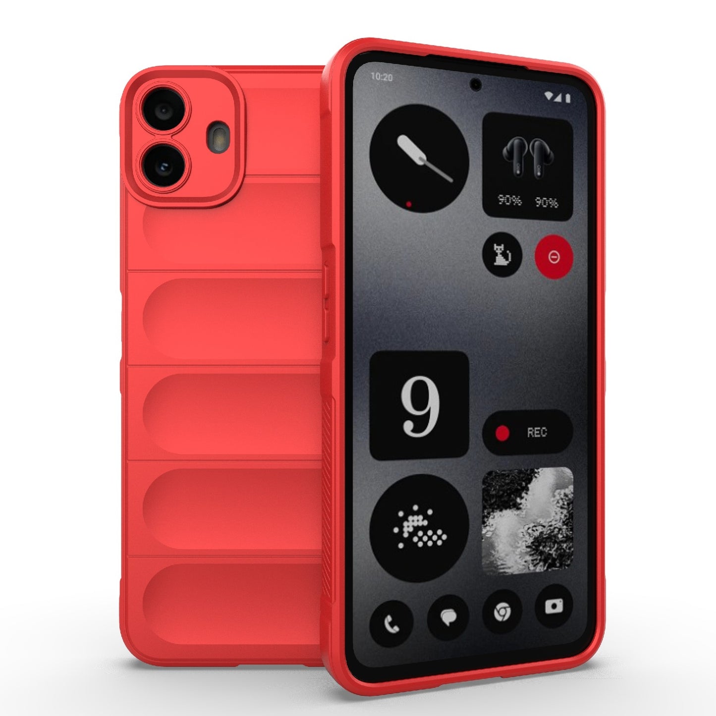 Nothing CMF Phone 1 Magic Shield Phone Case – Durable TPU + Flannel, Stylish Protection, Brightly Coloured, Wear-Resistant-buycases.co.uk