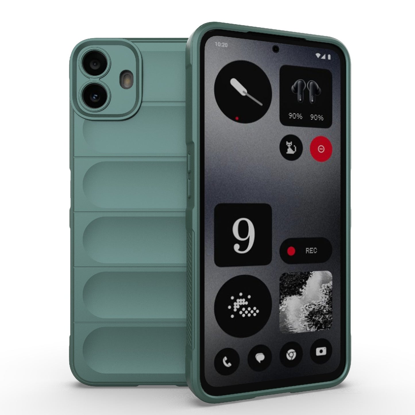 Nothing CMF Phone 1 Magic Shield Phone Case – Durable TPU + Flannel, Stylish Protection, Brightly Coloured, Wear-Resistant-buycases.co.uk