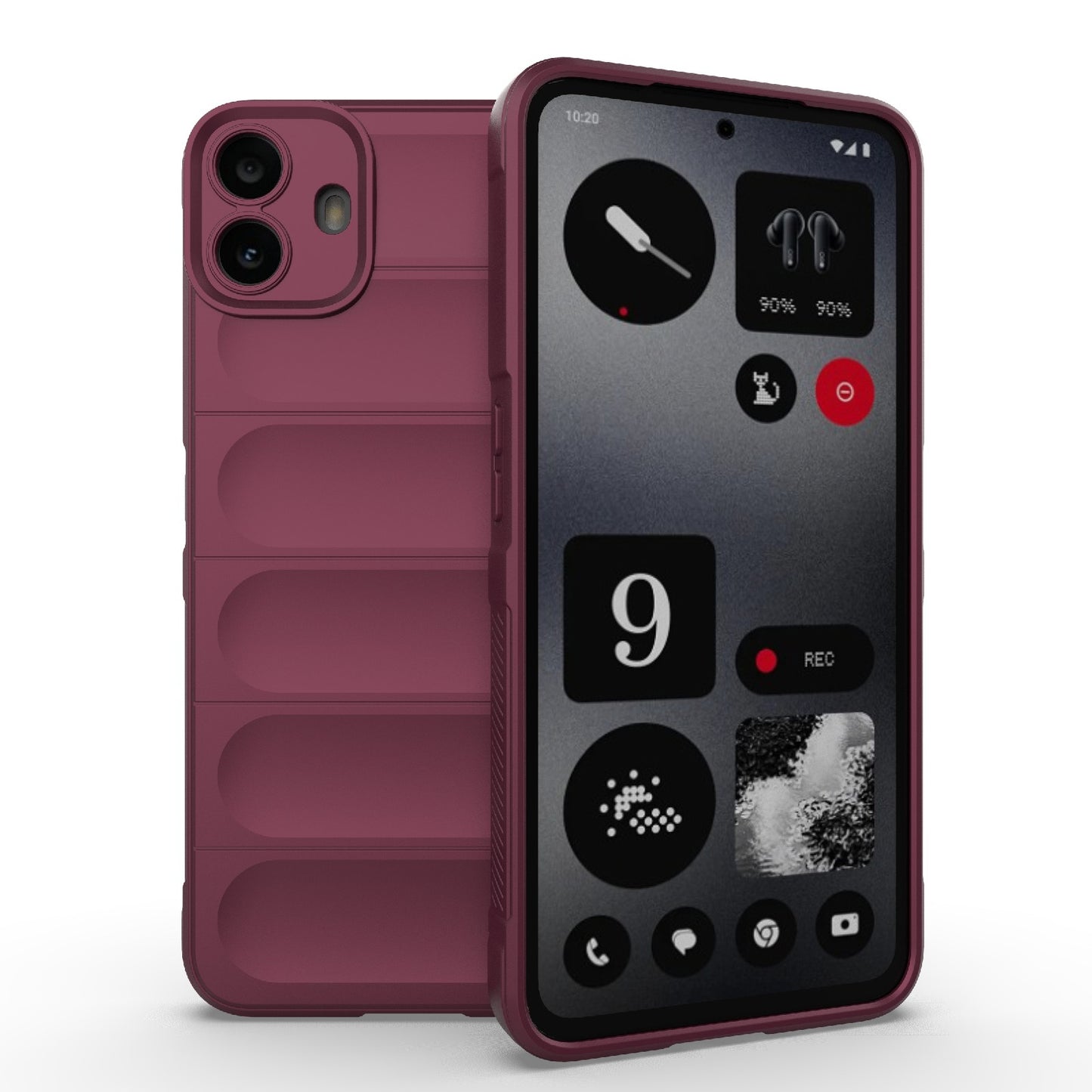 Nothing CMF Phone 1 Magic Shield Phone Case – Durable TPU + Flannel, Stylish Protection, Brightly Coloured, Wear-Resistant-buycases.co.uk