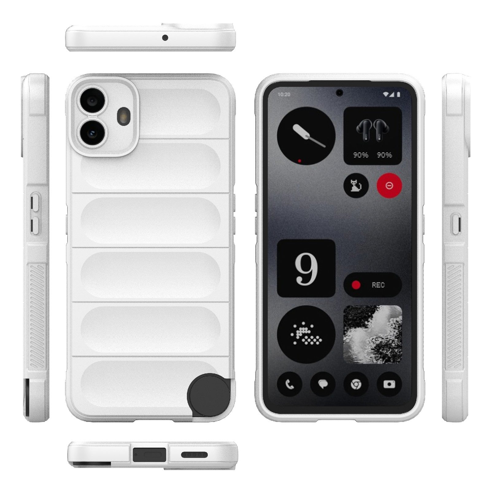 Nothing CMF Phone 1 Magic Shield Phone Case – Durable TPU + Flannel, Stylish Protection, Brightly Coloured, Wear-Resistant-buycases.co.uk