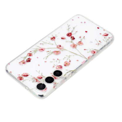 Samsung Galaxy S23 5G Phone Case with Colorful Artistic TPU Material - Floral, Cat, and Eye Patterns-buycases.co.uk