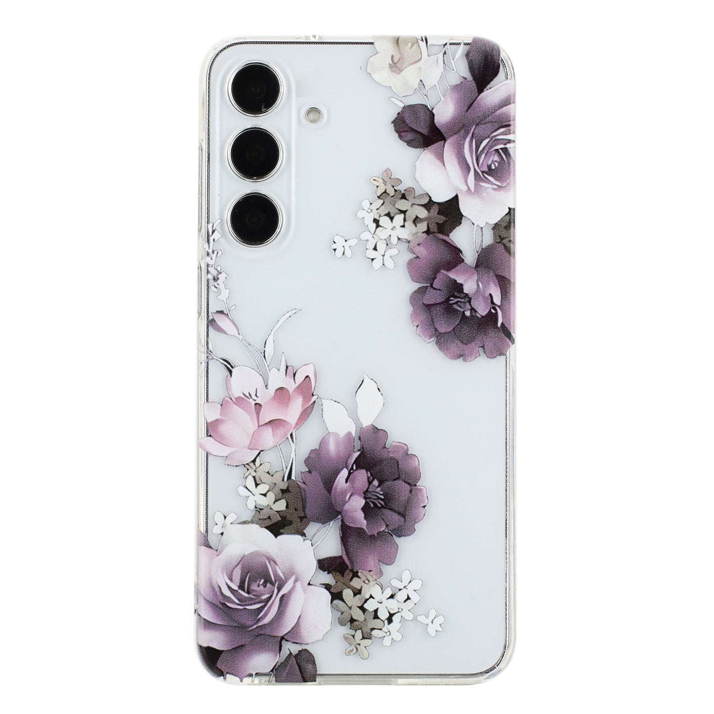 Samsung Galaxy S23 FE 5G Phone Case with Colorful Artistic TPU Material - Floral, Cat, and Eye Patterns-buycases.co.uk