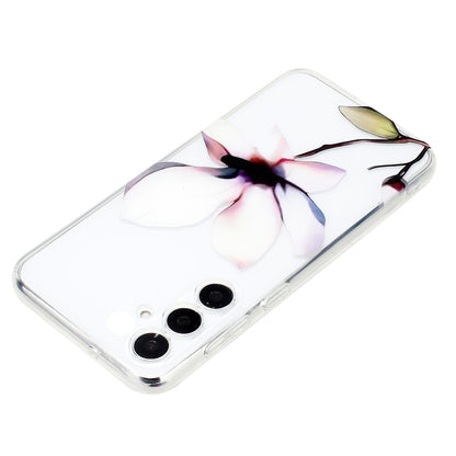 Samsung Galaxy S23 FE 5G Phone Case with Colorful Artistic TPU Material - Floral, Cat, and Eye Patterns-buycases.co.uk