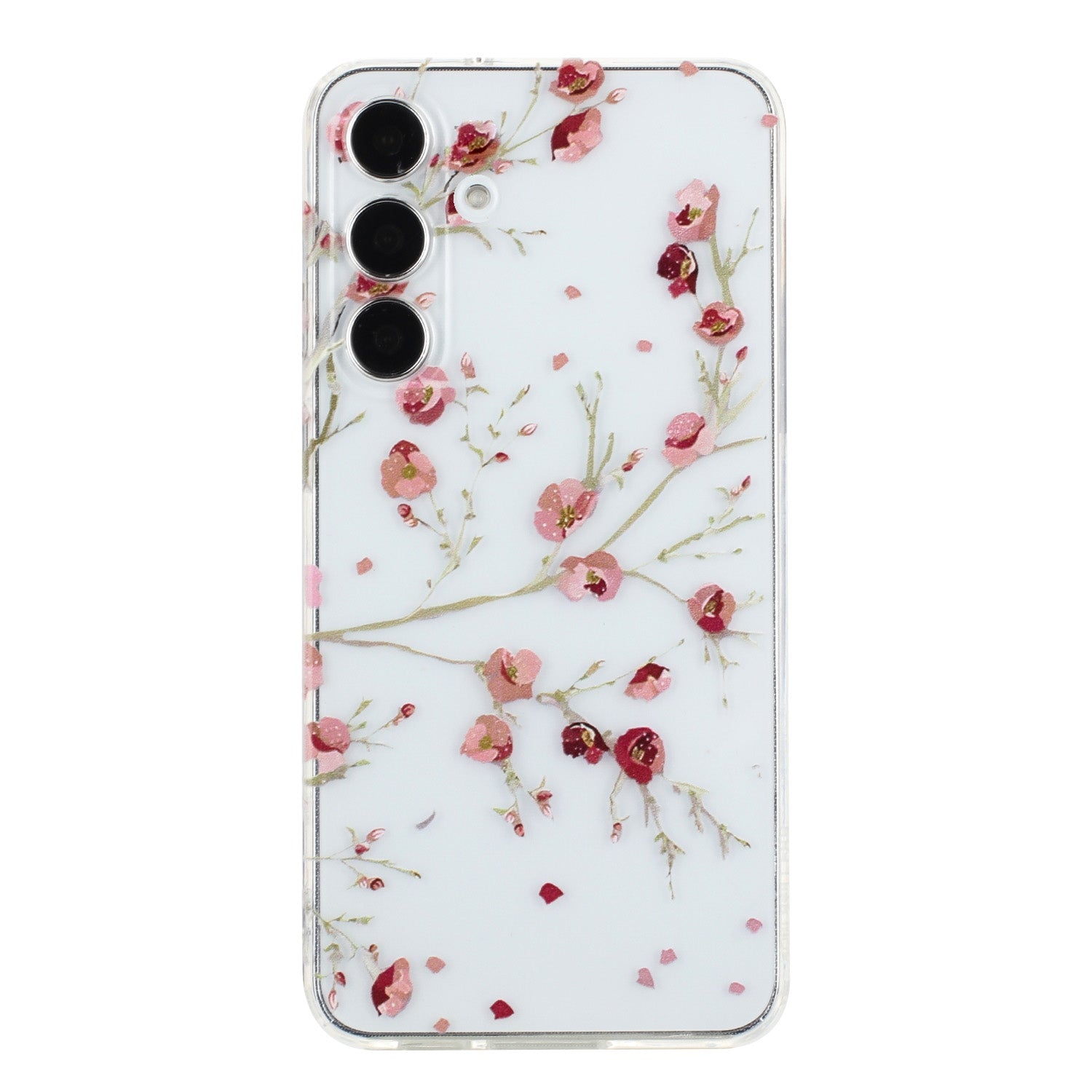 Samsung Galaxy S24 5G Phone Case with Colorful Artistic TPU Material - Floral, Cat, and Eye Patterns-buycases.co.uk