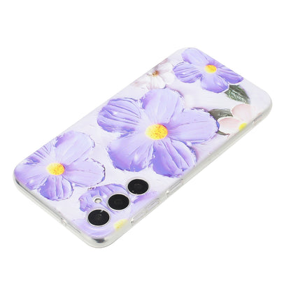 Samsung Galaxy S24+ 5G Phone Case with Colorful Artistic TPU Material - Floral, Cat, and Eye Patterns-buycases.co.uk