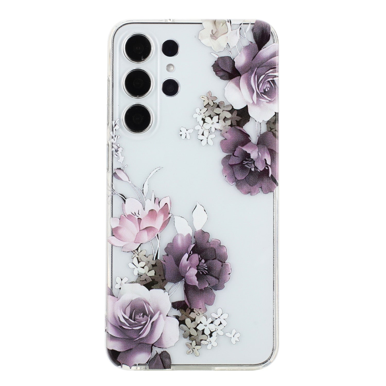 Samsung Galaxy S24 Ultra 5G Phone Case with Colorful Artistic TPU Material - Floral, Cat, and Eye Patterns-buycases.co.uk