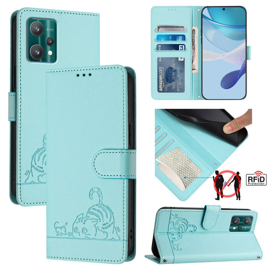 Motorola Moto X40 Cat and Mouse Embossed PU Leather RFID Case with Wallet Slots, Anti-Fall Protection, Kickstand, and Lanyard-buycases.co.uk