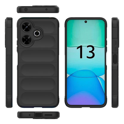 Redmi 13 4G Global Magic Shield Phone Case – Durable TPU + Flannel, Stylish Protection, Brightly Coloured, Wear-Resistant-buycases.co.uk