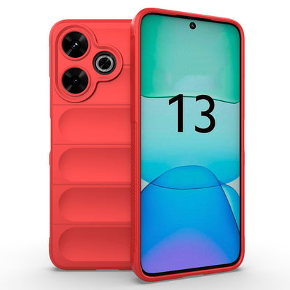 Redmi 13 4G Global Magic Shield Phone Case – Durable TPU + Flannel, Stylish Protection, Brightly Coloured, Wear-Resistant-buycases.co.uk
