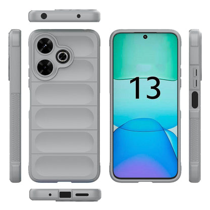 Redmi 13 4G Global Magic Shield Phone Case – Durable TPU + Flannel, Stylish Protection, Brightly Coloured, Wear-Resistant-buycases.co.uk