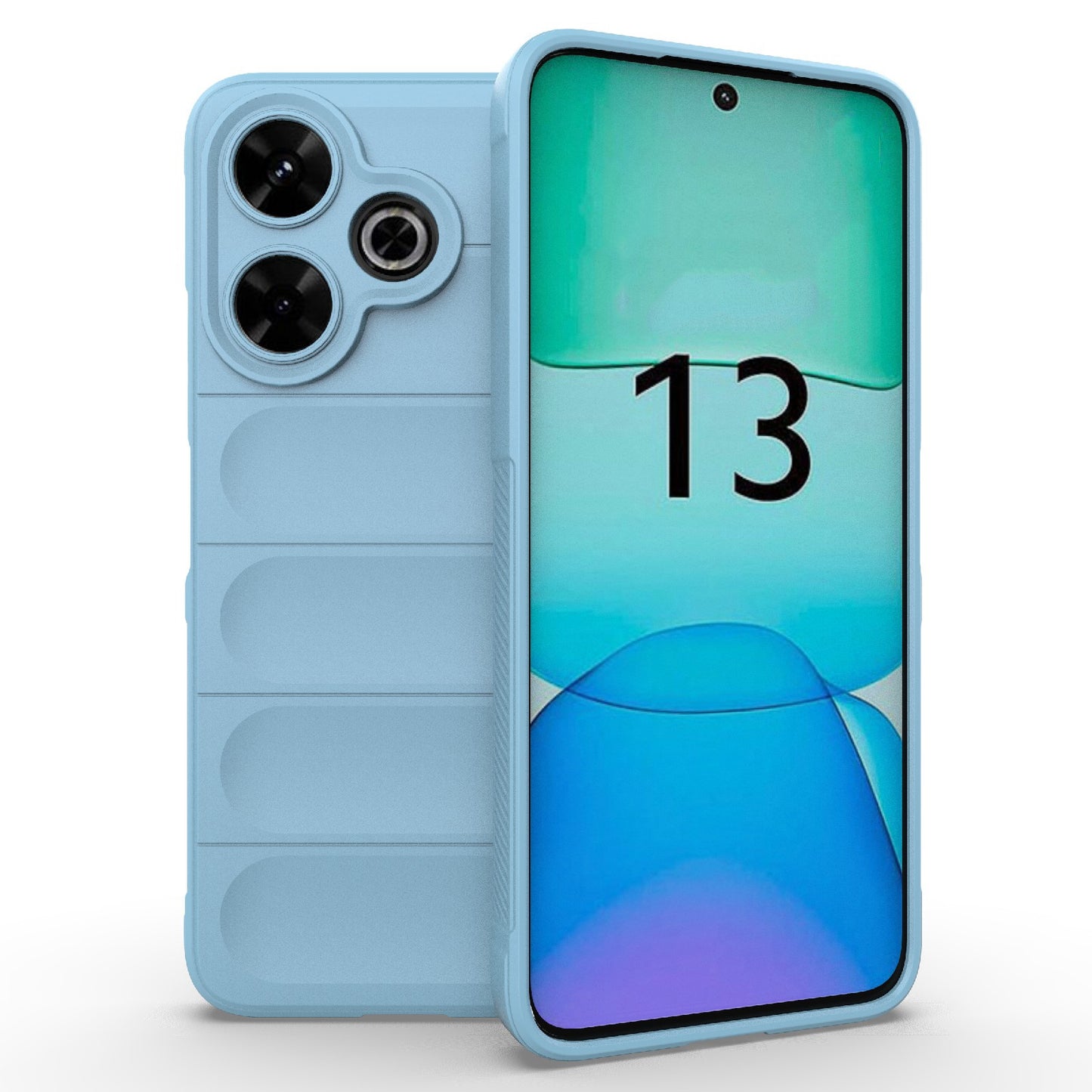 Redmi 13 4G Global Magic Shield Phone Case – Durable TPU + Flannel, Stylish Protection, Brightly Coloured, Wear-Resistant-buycases.co.uk