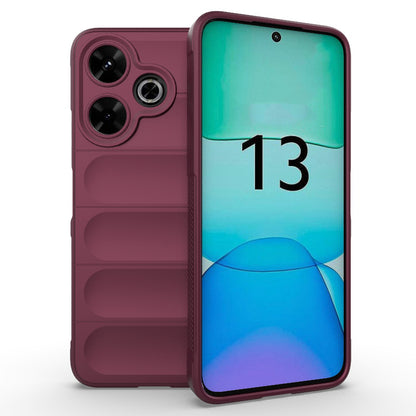 Redmi 13 4G Global Magic Shield Phone Case – Durable TPU + Flannel, Stylish Protection, Brightly Coloured, Wear-Resistant-buycases.co.uk