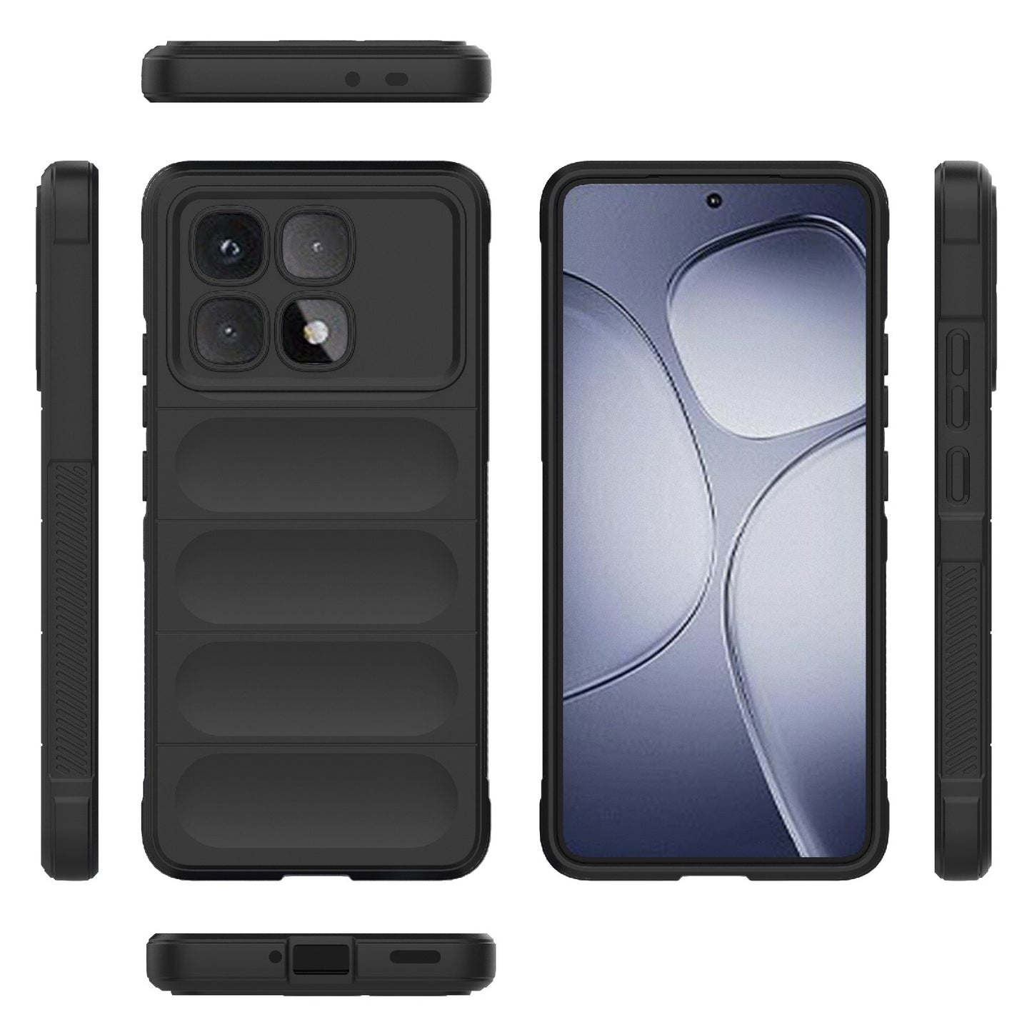 Redmi K70 Ultra Global Magic Shield Phone Case – Durable TPU + Flannel, Stylish Protection, Brightly Coloured, Wear-Resistant-buycases.co.uk