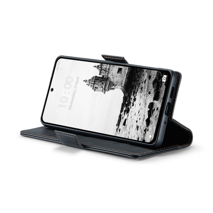 Redmi 13 Leather Wallet Case - RFID Blocking, Stand Function, Card Slots