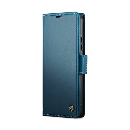 Redmi 13 Leather Wallet Case - RFID Blocking, Stand Function, Card Slots