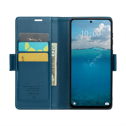 Redmi 13 Leather Wallet Case - RFID Blocking, Stand Function, Card Slots