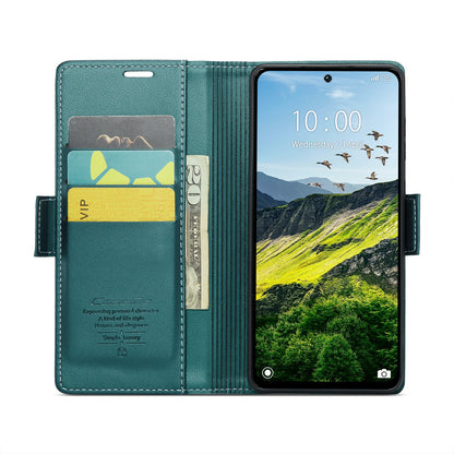 Redmi 13 Leather Wallet Case - RFID Blocking, Stand Function, Card Slots